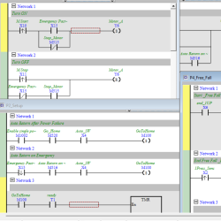 Complete Hydraulic Press Control Program – PLC + HMI