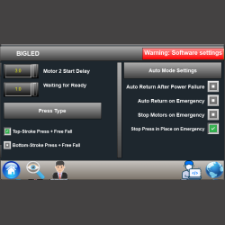 Complete Hydraulic Press Control Program – PLC + HMI