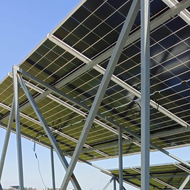 110 kW Solar Power System with PLC Control and Intelligent Grid & Generator Integration